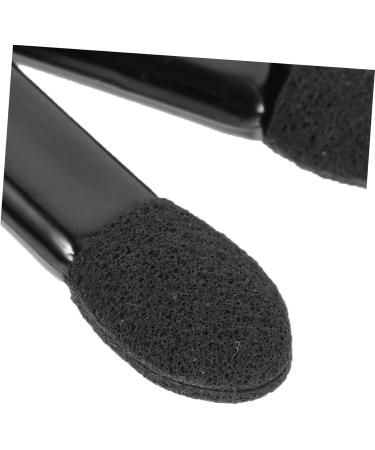 Baluue 400 Pcs Mini Eyeshadow Swab Mascara Wand Lip Balm Brush Concealer Brush Mini Lip Brush Plastic Black - Buy Online on GoSupps.com