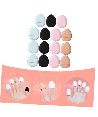 FRCOLOR Mini Finger Puff Makeup Sponges - 45 Pcs Hydrophilic Powder Puffs in Assorted Colors for Flawless Application - Buy Online on GoSupps.com