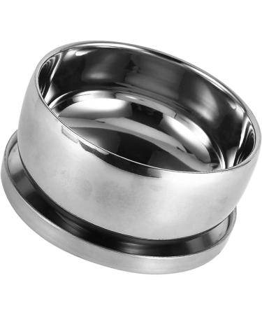 Stainless Steel Shaving Bowl for Men - Wet Shave Soap Cup with Lid | Metal Face Cleaning Tool - Buy Online on GoSupps.com