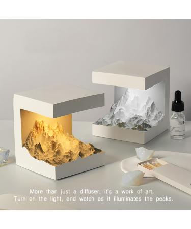 Buy Upgraded Aromatherapy Diffuser with 3D Mountain Night Light - Perfect Essential Oil Diffuser for Home & Office | Ideal Gift for Ladies & Gentlemen - Buy Online on GoSupps.com