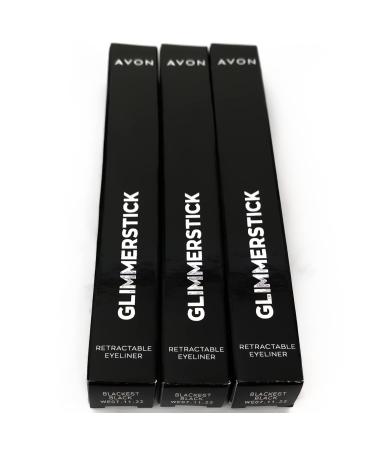 Lot of 3 Avon Glimmersticks Eye Liner Blackest Black - International Shipping Available - Buy Online on GoSupps.com