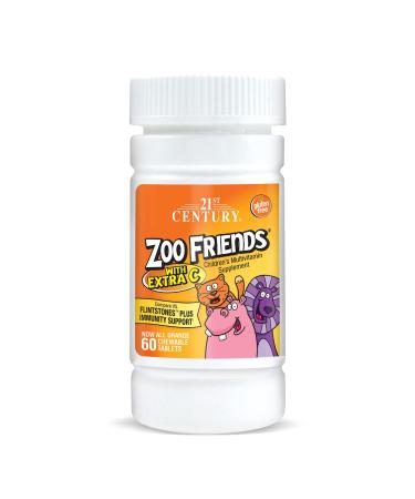 21st Century Zoo Friends with Extra C 60 Chewable Tablets