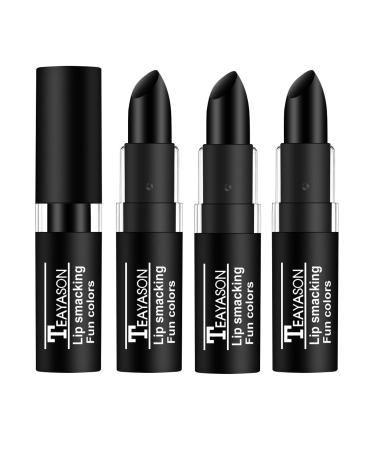 Makeup Clown Black Body Paint Stick Eye Black baseball Blendable Cream Pen Black lipstick Face Paint Stick Professional Body Makeup for Eyeblack Football Baseball Sports Halloween 3pcs black
