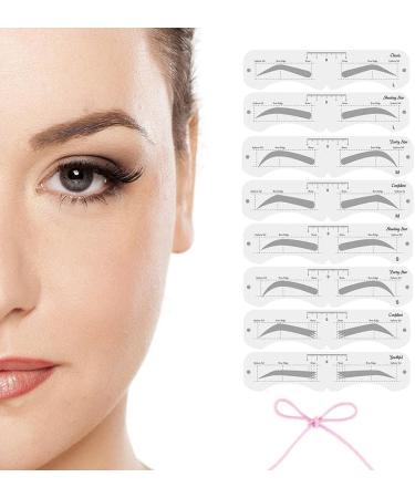 Artocct Eyebrow Template Kit - 6 Pairs Reusable Eyebrow Formers for DIY Makeup - Perfect for Beginners | International Shipping - Buy Online on GoSupps.com