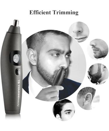 TOUCHBeauty Nose & Ear Hair Trimmer - Smart LCD Painless & Precise Cordless Waterproof Dual Edge Blades - Ideal for Men & Women Compact & Portable - Buy Online on GoSupps.com