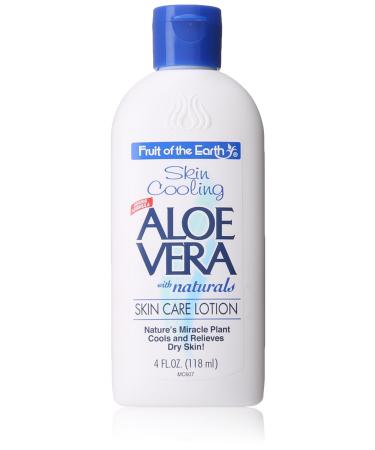 Fruit of the Earth Aloe Vera with Naturals Skin Care Lotion 4 fl oz (118 ml)