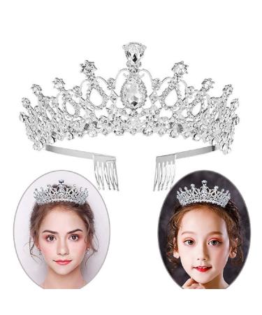 Crystal Rhinestone Tiara Crown - Elegant Bridal Headband for Weddings Proms and Parties | Perfect Gift for Girls & Women - Buy Online on GoSupps.com