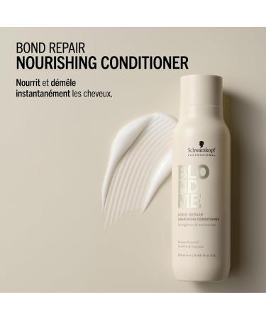 Schwarzkopf Professional BLONDME Bond Repair Nourishing Conditioner Apr s Shampooing Formule L g re Th Blanc Profond ment Nourrissant Hydratant Et D m lant 250 ml - Buy Online on GoSupps.com
