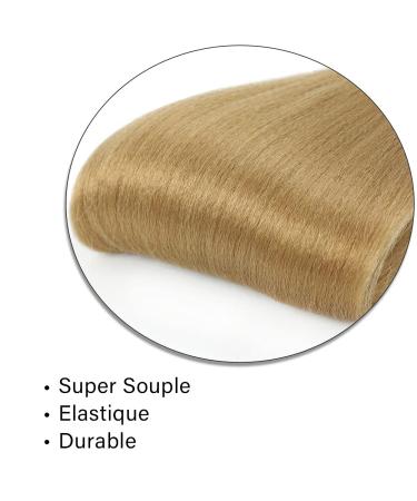 X-Tless 8Pcs Crochet Braids Hair Extension - Honey Blond 60cm | Durable Kanekalon Yaki Texture Easy Braid #27 - Buy Online on GoSupps.com