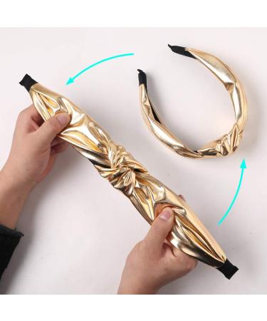 Knotted Wide Turban Headband for Women - Fashionable Hair Accessory (YHHFG-017) - Buy Online on GoSupps.com