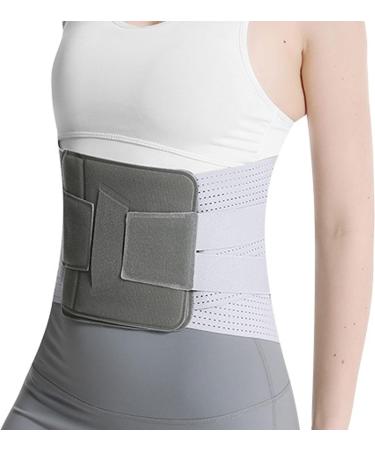 Lower Back Support Belt for Pain Relief - Ergonomic XL Medical Belt with 4 Steel Plates for Sciatica Herniated Disc & Scoliosis - Breathable Design - Buy Online on GoSupps.com