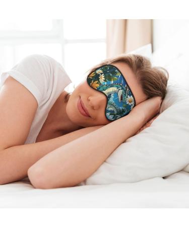 Cute Dinosaur Eye Mask | Soft Adjustable Sleeping Mask for Men & Women | Nighttime Comfort - Buy Online on GoSupps.com