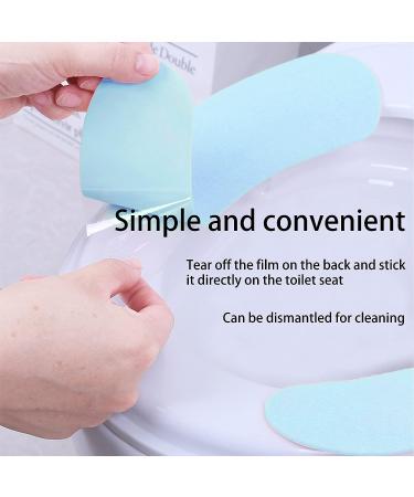 Shaggy Microfiber Toilet Lid Cover - Standard Size Bathroom Accessory and Decor (Gaidian-03) - Buy Online on GoSupps.com