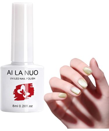 Nail Polish | Soak Off Nail Polish | 0.28oz Magnetic Long-Lasting Nail Polish Soak Off Shiny Nail Lacquer Bright Quick Dry Lacquer for Spring Aezon 06 - Buy Online on GoSupps.com