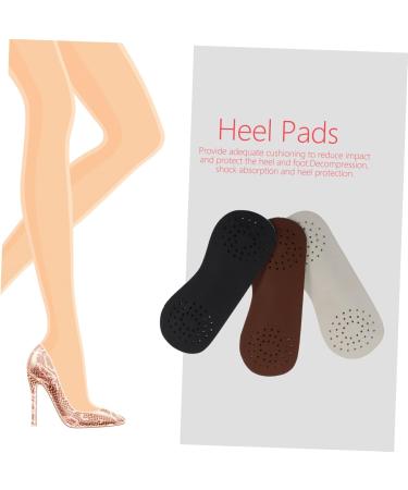 3 Pairs Non-Slip Heel Stickers | Heel Cushion Pads & Grips for High Heels - Leather Comfort & Anti-Slip Solution - Buy Online on GoSupps.com