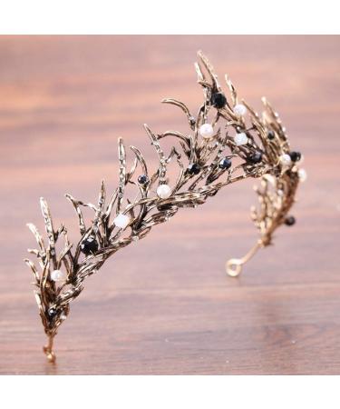 Miranda's Bridal Women's Bronze Wedding Crown Pageant Tiara Headpiece - Buy Online on GoSupps.com
