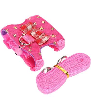 Adjustable Hamster Dishes & Running Vest Set | Leash for Syrian Hamsters Squirrels Mice & Ferrets - Flexible Linen Design - Buy Online on GoSupps.com