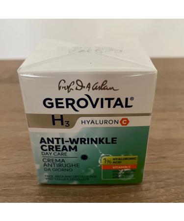 Buy GEROVITAL HYALURON C Anti-Wrinkle Night Face Cream - Hyaluronic Acid Vitamin C & E 50ml | Moisturizing & Regenerating for Dry/Normal Skin Fast International Shipping - Buy Online on GoSupps.com