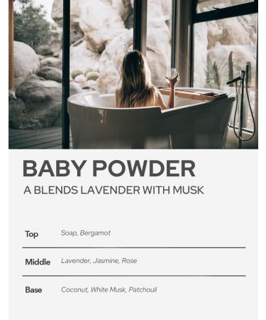 DUFT&DOFT Relaxing Spa Body Wash - Baby Powder Scent - Moisturizing & Calming Formula for All Skin Types - 17.6 fl.oz - International Shipping Available - Buy Online on GoSupps.com