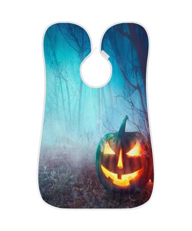 Shop Halloween Spooky Pumpkin Beard Bib Apron - Waterproof Hair Catcher for Men | Perfect Grooming Gift - Buy Online on GoSupps.com
