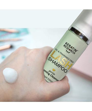220ml Natural Foaming Eyelash Shampoo Cleanser | Oil-Free & Fragrance-Free | Safe for Eyelash Extensions & Natural Lashes - Paraben & Sulfate Free - Buy Online on GoSupps.com