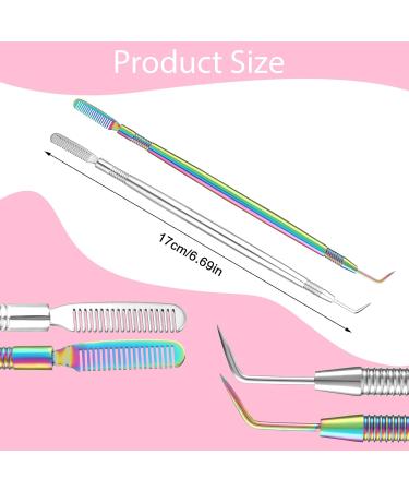 Amabro Lash Lift and Tint Kit 2 in 1 Professional Stainless Steel Lash Lift Tool Reusable Eye Lash Lift Tool Kit Eyelash Separator Tool with Separating Comb - Buy Online on GoSupps.com
