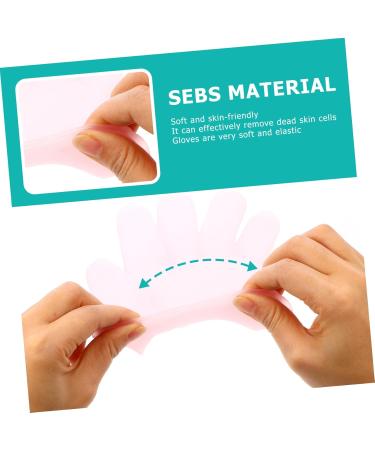 Beavorty 1 Pair moisturizing Gloves Hand lotions Black Disposable Gloves Hand moisturizer Gloves Overnight Gloves for Dry Hands Cracked Hand Gloves exfoliating whitening Glove Fingerless - Buy Online on GoSupps.com