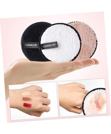 Buy Healeved 3pcs Clean Face Makeup Puff - Reusable Soft Cotton Facial Cleansing Rounds & Pads for Makeup Removal - Eco-Friendly & Durable - Buy Online on GoSupps.com