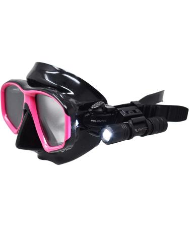 Palantic Pro-One Aluminum LED Dive Light Torch with Mask Mount - Black - Buy Online on GoSupps.com