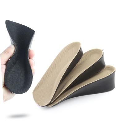 FRCOLOR Elevator Inserts - Invisible Shoe Lifts & Height Increase Insoles - 1 Pair Black 1.5cm Heel Lift Pads - Buy Online on GoSupps.com