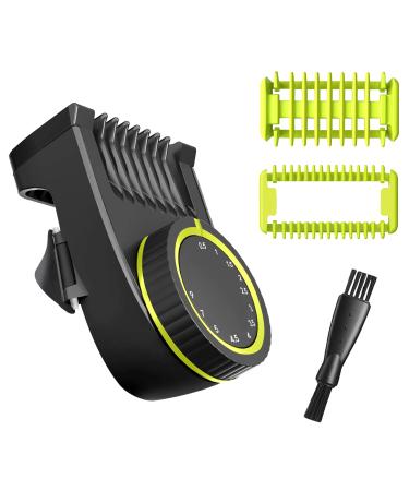 Guide Comb for Philips Norelco OneBlade Shaver Body Hair Guards QP2510 QP2520 QP2521 QP2522 QP2530 QP2531 QP2620 QP2630 QP6505 QP6510 QP6520 QP6620 14-length Precision Adjustable Comb