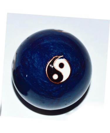 Homsfou Jade-Ei Baoding Balls - Enhance Health & Relaxation | 2-Pack Massage Balls for Hand Exercise & Fitness in Blue - Buy Online on GoSupps.com