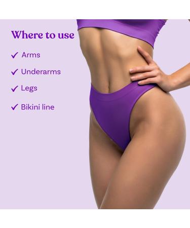 Shea Butter Hair Removal Cream for Women | Sensitive Skin Body Legs & Bikini Line | Citrus Aroma No Smell No Darkening No Drying - Buy Online on GoSupps.com