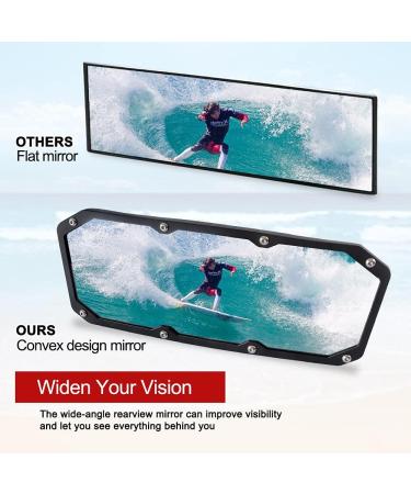 Universal Upgrade Marine Rearview Mirror for Ski Boats, Yachts, and Watercraft - Wide-angle Convex Rear View Mirror for Enhanced Safety - Buy Online on GoSupps.com