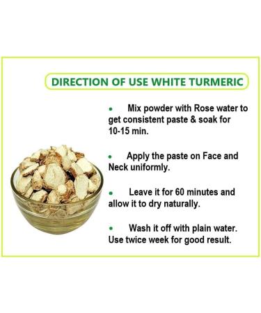 3.52oz Kichili Kilangu Powder 100 Grams | White Turmeric | Poolan kilangu | Zedoary for Glowing Skin | All Skin Types | Tan Removal | Skin Care - Buy Online on GoSupps.com