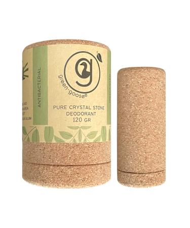 green-goose® Alum Deodorant 120 + 80 grams | Pure Crystal Stone | Long-lasting Deodorant and Aluinstick