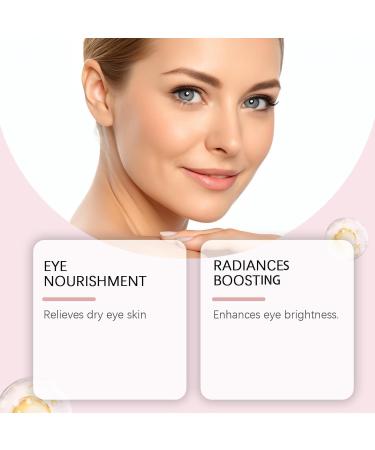  JIAOY Retinol and caffeine eye contour balm anti-aging cream for dark circles puffiness and wrinkles brightening and firming moisturizing treatment with vitamin E for women and men (1 piece) - Buy Online on GoSupps.com