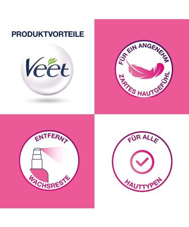 VEET Hair Removal Duo: Pure Cold Wax Strips & Multi-Benefit Oil - 20 Strips + 100ml for Body & Legs | Smooth Skin & Wax Residue Removal - Buy Online on GoSupps.com