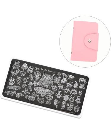 1pc Nail Art Card Holder Nail Stamping Bag Empty Nail Art Plate Bag Nail Plate Organizer Bag Nail Art Stamping Bag Nail Art Stamp Plate Collection Nail Kits pu Manicure Nail Decals - Buy Online on GoSupps.com