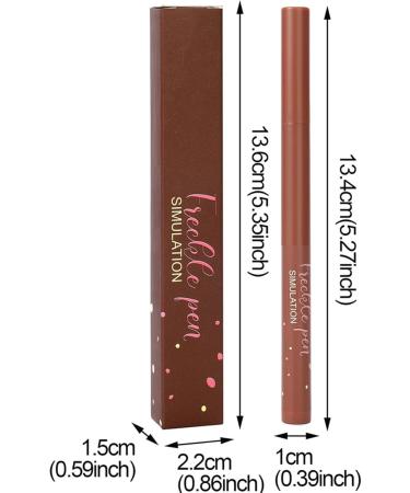 Brand Brand Pencillare Beauty Pen for Long Lasting Makeup Water Resistant Pen for Freckles Quick Drying Cosmetics Face - Buy Online on GoSupps.com