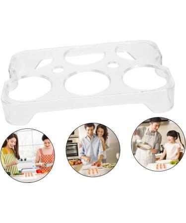 jojofuny 2pcs Egg Storage Box Deviled Egg Containers with Lid 8 Egg Tray 6 Egg Tray Lids Egg Cup Pp Tableware Assorted Colorx2pcs 14.8x9.7x2cmx2pcs - Buy Online on GoSupps.com