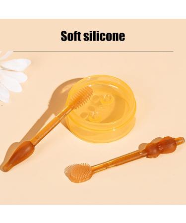 Silicone Baby Toothbrush Set - Finger Toothbrush for Infants & Toddlers Gentle Tongue Cleaner - Buy Online on GoSupps.com