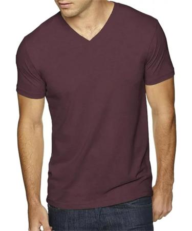 Men's Fashion Spring Summer Casual V-Neck Gradient T-Shirt - Stylish XXL Short Sleeve Tops for Men - International Shipping Available - Buy Online on GoSupps.com