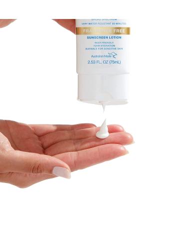 Bondi Sands Fragrance Free Daily Face Sunscreen SPF 50 | Hydrating UVA/UVB Protection, Non-Greasy & Water Resistant | 2.53 Oz/75 mL - Buy Online on GoSupps.com