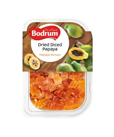Bodrum Dried Diced Papayas 250gr x 5 pack