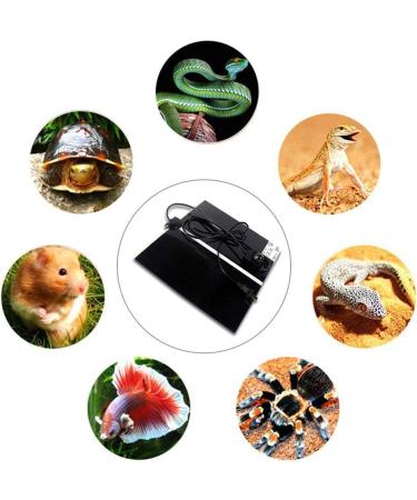 KABASI 2PCS Reptile Heating Mat 7W 11x5.9 inch Waterproof Reptile Heat Pad Under Tank Terrarium with Temperature Control Safety Adjustable Reptile Heat Mat for Turtle Tortoise Snakes Lizard 2pcs - 7w - 11 X 5.9 in - Buy Online on GoSupps.com