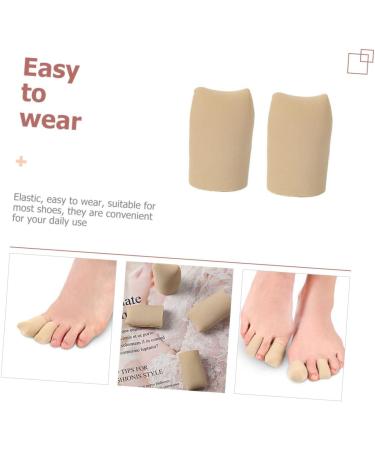 Healifty 8 Pcs Silicone Gel Toe Sleeves Set - Breathable Toe Protectors for Big Toe - Elastic and Comfortable Toe Tubes - Toe Caps for Toe Scuffs - Split Toe Covers Included - Buy Online on GoSupps.com