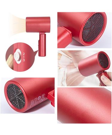 Hair Dryer 300W Mini Hair Dryer Portable Folding Girl Hair Dryer Kids Hairdryer Lightweight Blow Dryer Small Hairdryer for Student Dormitory and Travel Best Gift for Students Girls Friends Red Small - Buy Online on GoSupps.com