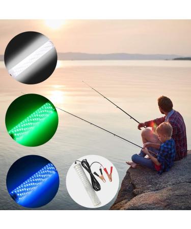 Hanchen 12V 30W LED Underwater Fishing Light for Night Fishing - 3000LM Waterproof IP68 Boat Light for Fresh & Saltwater - Blue Crappie Light - Buy Online on GoSupps.com