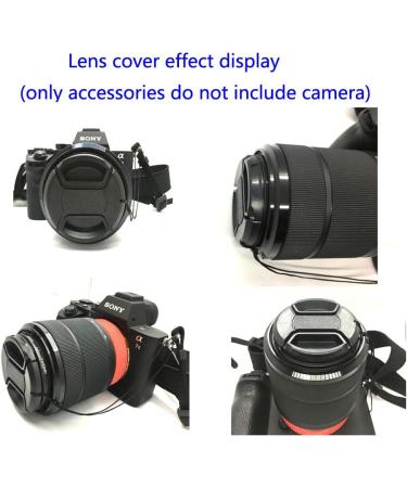 52mm Lens Cap for Nikon D5500 D5200 D3200 with NIKKOR AF-S 18-55mm Lens - Canon EF-M 18-55mm 55-200mm Lens (2 Pack) - Buy Online on GoSupps.com
